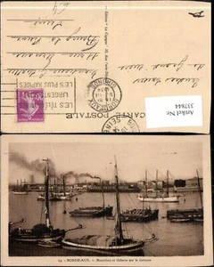 337844,Schiffe Segelschiffe Segelboote Bordeaux Morutiers et Gabares sur la Garo - Picture 1 of 1