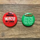 American Lung Association ?Your Smoking Hurts My Lungs? & Suburbia Button Pins