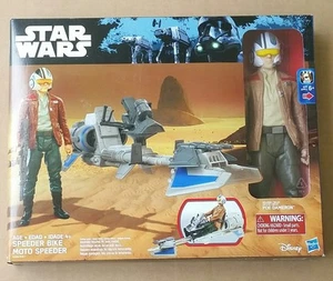 Star Wars The Force Awakens Speeder Bike & Poe Dameron - Picture 1 of 2