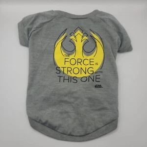 Star Wars for Pets "The force Is Strong With This One" Dog Tee, Size SMALL - Picture 1 of 2