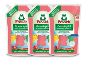 3 x Frosch Granatapfel Waschmittel a 1440ml │ bis zu 72 Waschladungen │ Bio - Bild 1 von 2