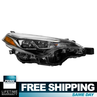 Faro derecho pasajero TYC para 17 18 19 Toyota Corolla SE/XLE/XSE Foto 1 de 4