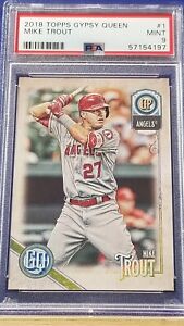 Mike Trout - 2018 Topps Gypsy Queen  PSA 9  