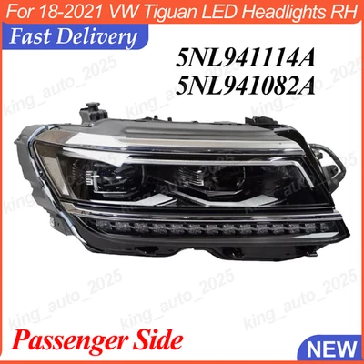 OEM 5NL941114A,5NL941082A For 18-2021 VW Tiguan LED Headlights RH Passenger Side - Изображение 1 из 4