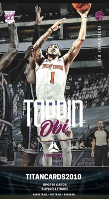 Obi Toppin 2020-21 Panini Chronicles Luminance Rookie ROSA RC NY Knicks #159 Foto 1 de 2