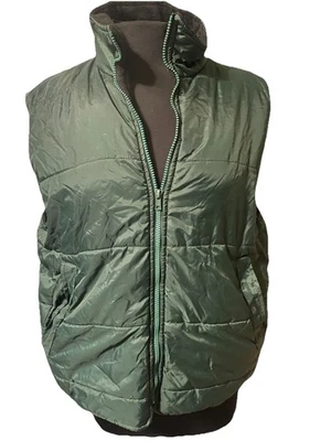 Chaleco acolchado para hombre medio descolorido gloria verde oliva/militar polar interior Foto 1 de 3
