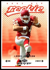 2003 Upper Deck MVP Larry Johnson #352 Kansas City Chiefs Running Back RC - Picture 1 of 3