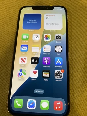 APPLE IPHONE 12 PRO MAX UNLOCKED 128GB GOLD WORKS READ DESCRIPTION - Image 1 of 4