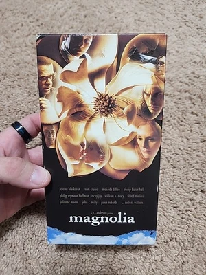 Magnolia (VHS, 2000, 2-Tape Set) Works Tom Cruise Jeremy Blackman Melinda Dillon - Image 1 of 4
