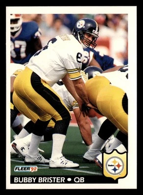 Bubby Brister 1992 Fleer #341 Pittsburgh Steelers FREE SHIPPING *091 - Image 1 of 2