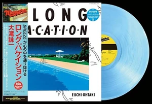 Pre Eiichi Ohtaki A LONG VACATION 40th Anniv Edition Clear Blue Vinyl LP Limited - Picture 1 of 1
