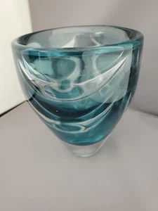 Rare MCM Orrefors Crystal Vase Signed Ariel Nr. 289 Ingeborg Lundin Circa 1960's - Picture 1 of 14