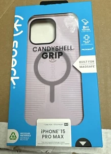 NEW Speck CANDYSHELL Grip Magsafe Case For iPhone 15Pro Max Light Purple - Afbeelding 1 van 2