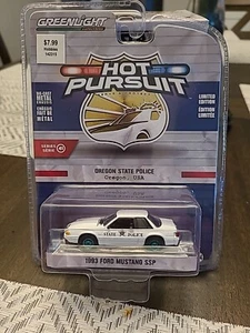 1/64 GREENLIGHT  CHASE 1993 FORD MUSTANG SSP OREGON STATE POLICE - Picture 1 of 1