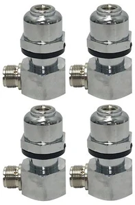 4 Lot Procomm RA930 Extra Heavy Duty CB Antenna Right Angle SO-239 Stud Mounts - Picture 1 of 2