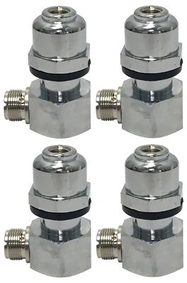4 Lot Procomm RA930 Extra Heavy Duty CB Antenna Right Angle SO-239 Stud Mounts - Image 1 of 2