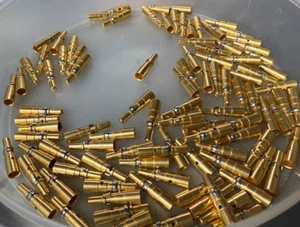 QTY-1 TE Connettività 213552-2 Connettore Pin Contatto Oro Crimpatura 8 AWG Lavorato - Foto 1 di 3