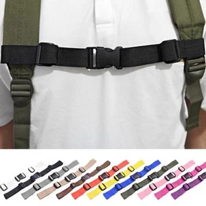 Verstellbarer Rucksack Brustgurt Gurt Outdoor Taktische Tasche Schulter Zubehör - Bild 1 von 21