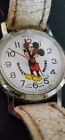 Vintage Disney Bradley Mickey Mouse Pie Eyed Swiss Watch 23 - VG - Runs