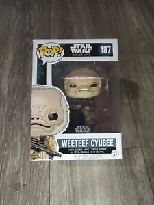 📀 Funko POP! - Star Wars Rogue One 187: Weeteef Cyubee - Vinilo Bobble-Head - Imagen 1 de 2