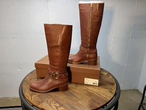 Coach Carolina Saddle Calf Leather Riding Equestrian Knee High Boots 9.5 - Picture 1 of 2