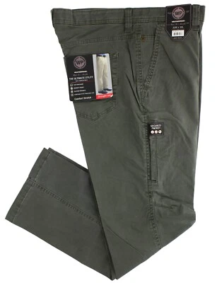 Weatherproof Vintage Men's Pants Utility Stretch Canvas Workwear Regular Fit - Image 1 of 4