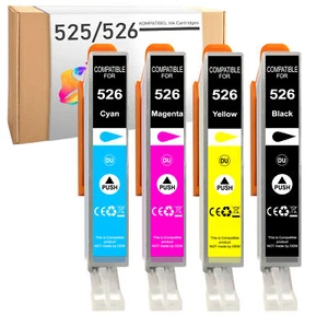 Juego de 4 cartuchos de impresora Canon Pixma MG-5100 CLI 526 solo color - Imagen 1 de 6