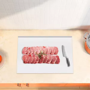 Stainless Steel Cutting Boards Large Cutting Chopping Boards Pastry Board f Meat - Picture 1 of 14