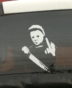 michael myers , halloween , funny , horror , stickers vinyl decal , autocollant - Picture 1 of 4