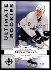 2007-08 Upper Deck Ultimate Collection Bryan Young Rookie /499 Edmonton Oilers