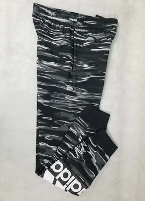 NUEVO Adidas Niño Talla Grande Pantalón Jogger Polar Sudadera Ropa Activa Negro Logo Nuevo con Etiquetas Foto 1 de 4