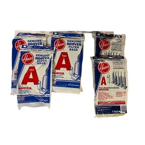 Genuine Hoover Type A Vacuum Filter Bags for Hoover Upright Cleaners (5 Bags) - Picture 1 of 6