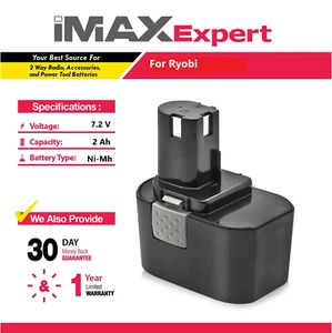 Batería 7.2v 2Ah NiMh para Ryobi 1311145 1400668 Batería para HP61K, HP721 - Imagen 1 de 5