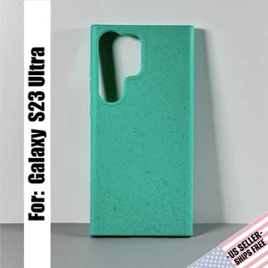 Case for Galaxy S23 Ultra - Go Green! Eco-Friendly Wheat Straw Recycled Material - Picture 1 of 15