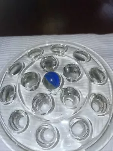 Vintage frühblau Katzenaugenmarmor - Bild 1 von 4