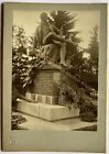oryginalny. Zdjęcie Rudelsburg Kösen około 1890 pomnik Bismarcka 