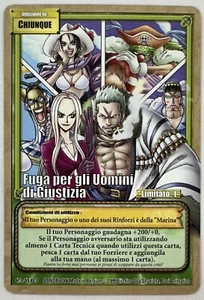 ONE PIECE~TCG~FUGA PER GLI UOMINI DI GIUSTIZIA~CA-W03~PROMO~ITA~BANDAI~2006 - Picture 1 of 2