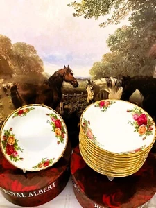 ROYAL ALBERT OLD COUNTRY ROSES 6 LGE Cereal/ Soup/Desert Bowls 1st QUALITY G98 - Picture 1 of 15