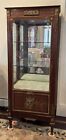 Louis Xvi Style Vitrine 19Th Century With Gilded Ornaments