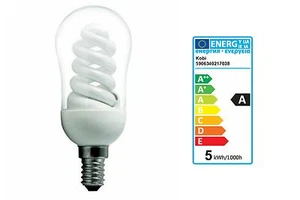 5W E14 Energiesparlampe Energiespar Sparlampen Sparlampe Energiesparlampen - Bild 1 von 1