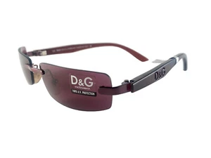 VINTAGE DOLCE & GABBANA DG 2065 RIMLESS SUNGLASSES MADE IN ITALY Y2K - Picture 1 of 6