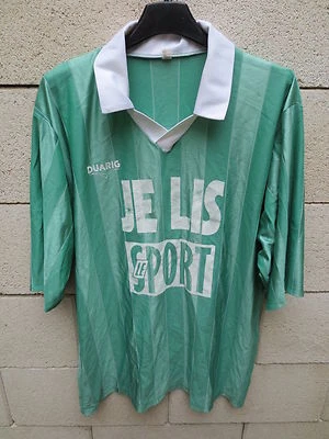 VINTAGE Maillot AMICALE LUCE Lucé COUPE de FRANCE porté n°5 match worn shirt 6x7 - Photo 1/2
