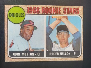  ORIOLES' ROOKIE STARS 1968 TOPPS BASEBALL  #549 7TH SERIES HIGH NUMBER 