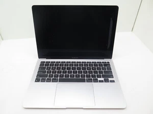 APPLE MACBOOK AIR 2020 SILVER 13.3" M1 16GB 512GB AS IS CRACKED SCREEN REPAIR - Afbeelding 1 van 14