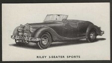 KELLOGGS-MOTOR CARS (BLACK & WHITE) 1949-#10- RILEY 3 SEATER SPORTS