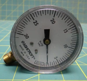 2-3/4" Diameter 436-36 Ashcroft PG564 Pressure Gauge 30-0 in.Hg vac - Picture 1 of 5