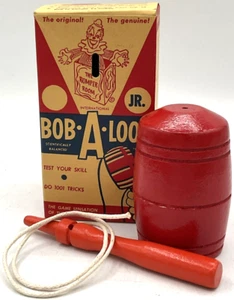 Vintage Romper Room Bob-A-Loop Jr Toy Romco 1958 Game Jack in the Box Clown - Picture 1 of 11