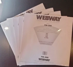 WEBWAY Refill FW-200 12 X 12 Lot Of 5 Packs 10 pages 5 sheets Each pack - Picture 1 of 3