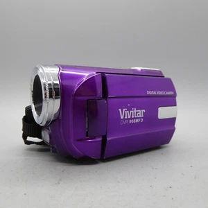 Vivitar DVR-908MFD 9.0MP Compact Digital Video Recorder Purple Tested - Picture 1 of 8