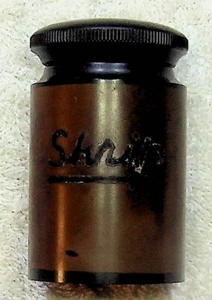 Sheaffer's Safety Skrip tinta azul real en contenedor Gutta Percha años 30 Iowa - Imagen 1 de 5
